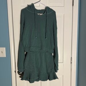 Free People Beach Skirt and Hoodie SET! Excellent! Size S